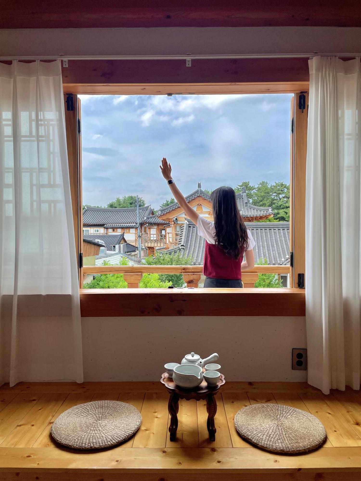 Hanok Stay Da-Ga-Gam Gyeongju Exteriör bild